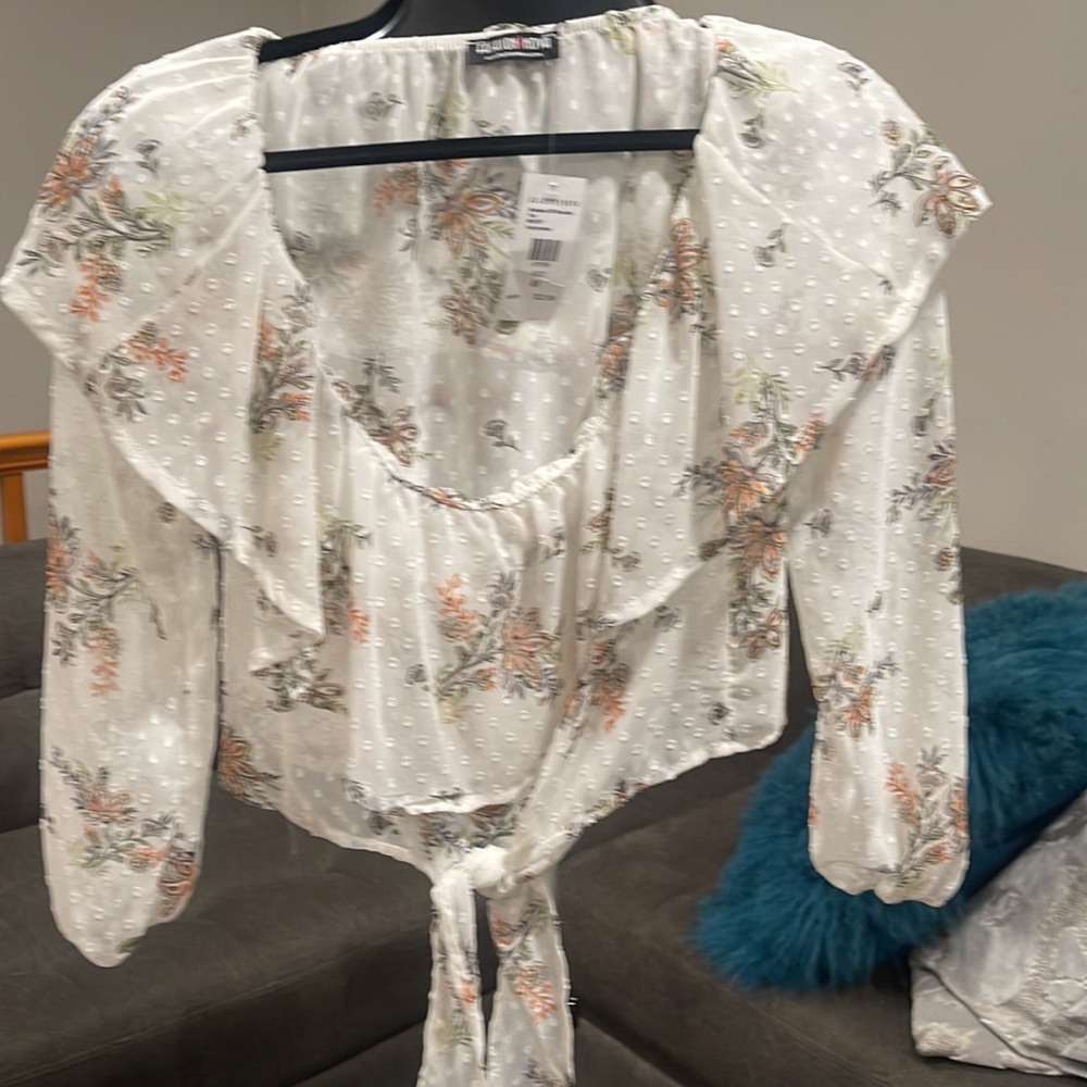 Sheer crop top - Picture 2 of 3